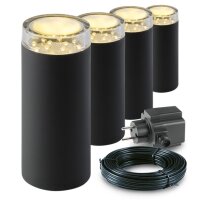 Garden Lights Linum 4-er Set LED - Sockelleuchten