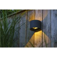 Garden Lights Goura schwarz - Wandleuchte