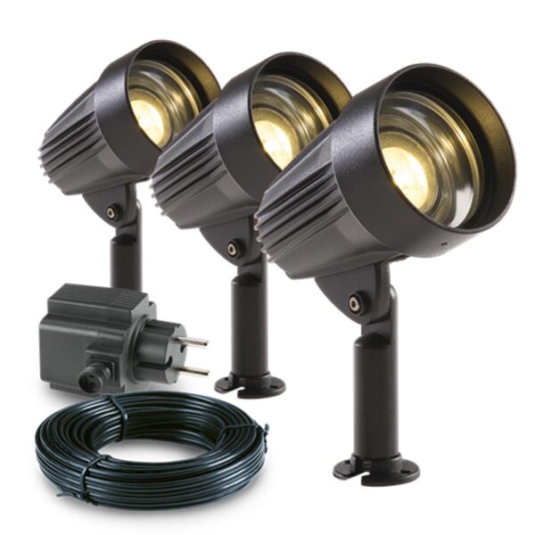 Garden Lights Corvus smart ready 3-er Set - Strahler