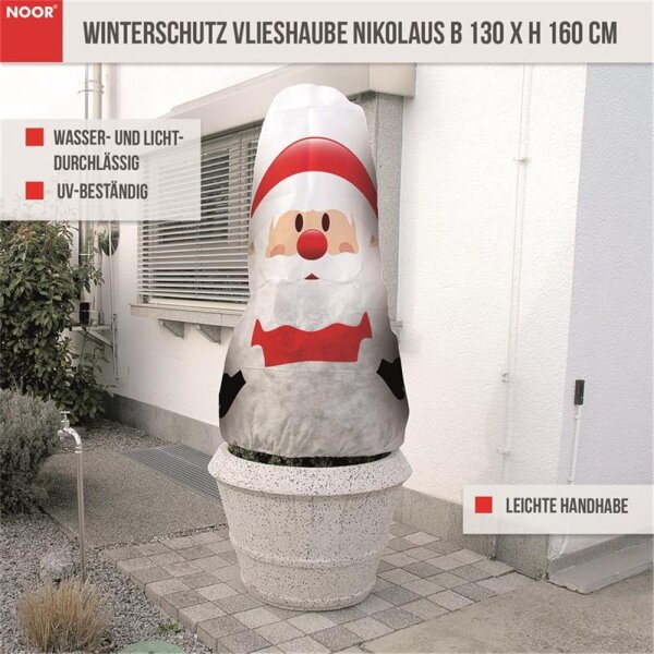 Winterschutz Vlieshaube Nikolaus B 130 x H 160 cm