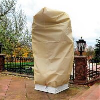 Winterschutzhaube PRO XXXL 200x300cm (BXH) 2 Reißverschlüsse, 2 Zugseile, beige 70gr/m²