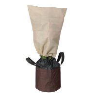 Frostschutzsack XL  Ø 55x45 cm braun Winterschutz