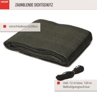 Zaunblende Sichtschutz Zaun Winddurchlässig grün