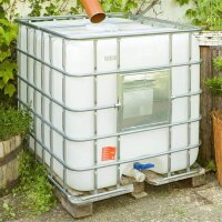 IBC Container Cover Wassertank Abdeckung anthrazit