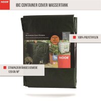 IBC Container Cover Wassertank Abdeckung gr&uuml;n