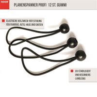 Planenspanner Profi 12 St. Gummi für Abdeckplanen