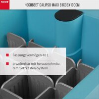 Hochbeet Calipso 81x38x80 cm 7 Ltr. Wasserspeicher