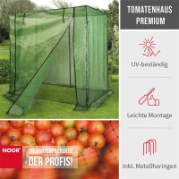 Tomatenhaus Premium 200x75x175cm UV-Gitterfolie