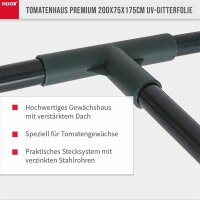 Tomatenhaus Premium 200x75x175cm UV-Gitterfolie