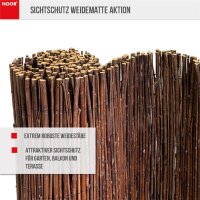 Weidenmatte Sichtschutz Weide PREMIUM