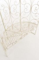 Halbpavillon Rosie mit Sitzbank, antik-creme