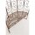 Halbpavillon Rosie mit Sitzbank, antik braun