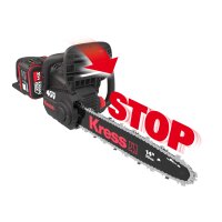 Kress Akku-Kettensäge KG347E.9 40 cm, 2x 20V / 40V 18m/s, Colorbox