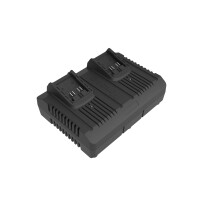 Kress 2x20V Dual-Akkuladegerät 4 A, color box