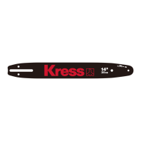 KRESS KA2602 Schiene Kettensäge 35cm