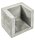 Beton-U-Element Grau