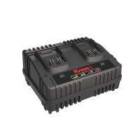 Kress 2x20V Dual-Akkuladegerät 15 A, color box
