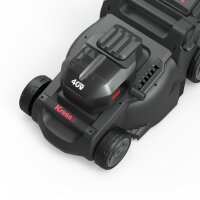 KRESS  2*20 V 37 cm bürstenloser Akku-Rasenmäher ohne Antrieb