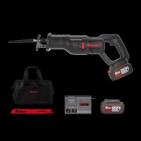 KUE01 KRESS 20V Säbelsäge 29 mm , 2*4.0Ah, Ladegerät 6A,color box