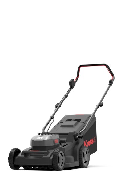 KRESS  2*20 V 41 cm bürstenloser Akku-Rasenmäher ohne Antrieb