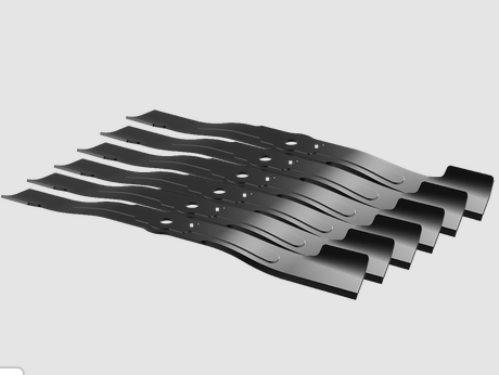 KRESS 47cm Hochhub-Mähmesser (6er-Pack) KAC710