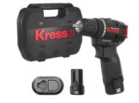 KRESS 12V Akkubohrschrauber 10mm, 40Nm, 2*2.0Ah,...