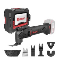 KRESS 20V  Multitool  3.6Grad, Stapelkoffer S , Zubehör