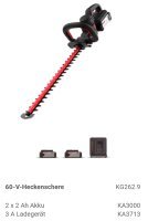 Kress 60V 63cm bürstenlose Heckenschere 2. Akku Aktion