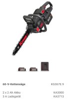 Kress KG367E.9 60V/35cm Kettensäge 2. Akku Aktion