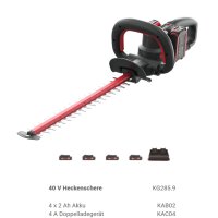 KRESS KG285.9 2x20V / 40V 63cm Akku Heckenschere Akku Aktion