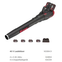 Kress KG584E.9 40V Laubbläser Akku Aktion