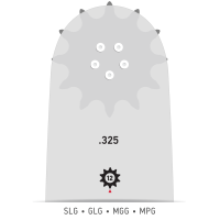 ADVANCECUT HD SCHWERT, 38 CM (15"), .325